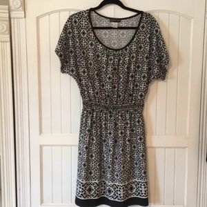 Black and white dress